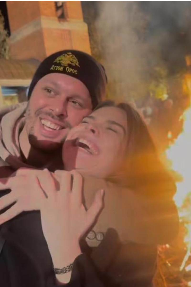 Sofija Dacić sa Igorom Kojićem za Božić paljenje badnjaka.jpg