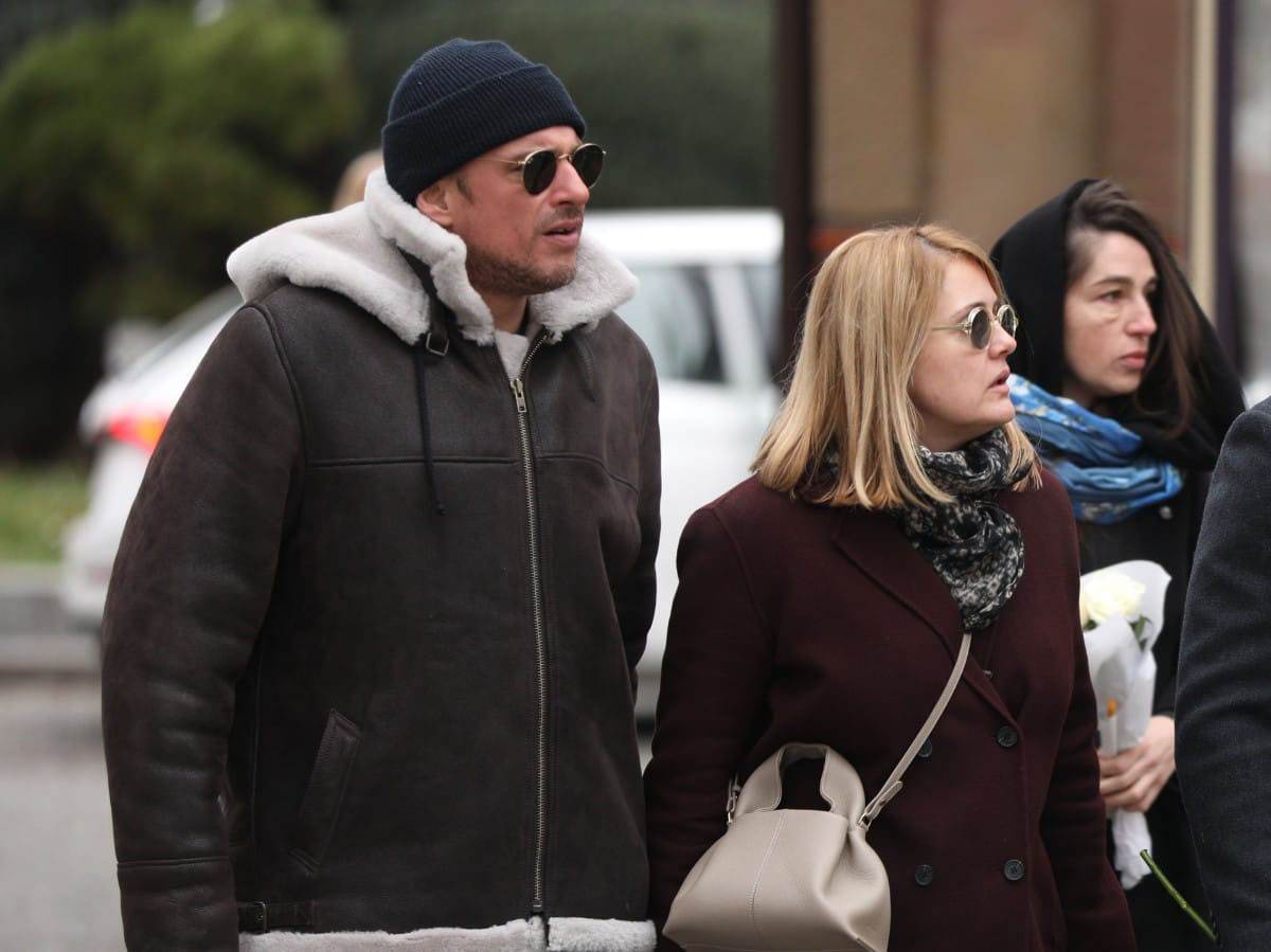 Nenad Jezdić na sahrani Milorada Milinkovića