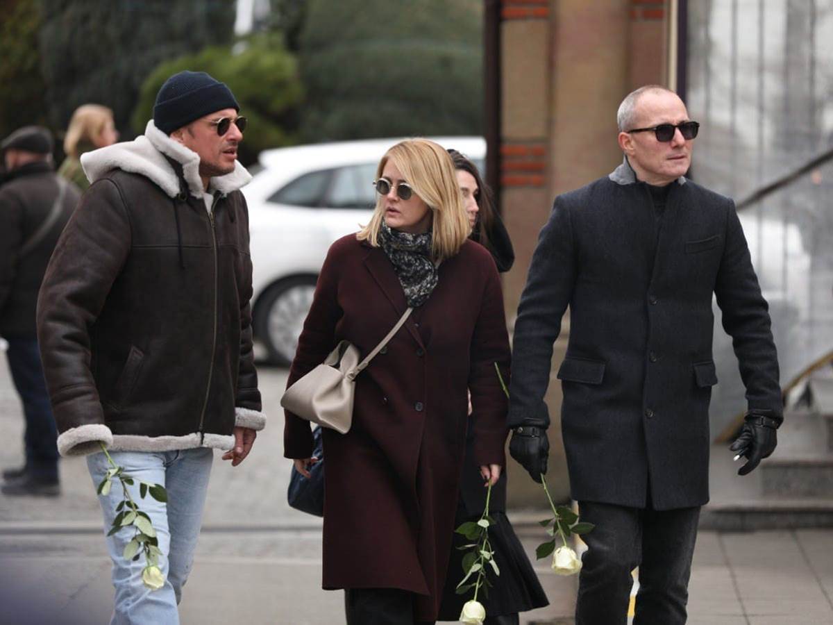 Nenad Jezdić na sahrani Milorada Milinkovića