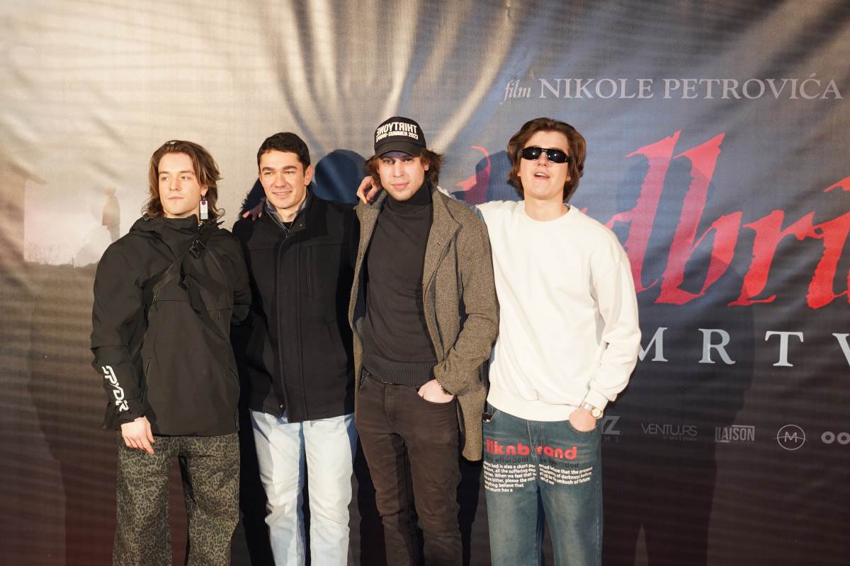 Američki glumac Endrju Hauard na premijeri filma u Beogradu