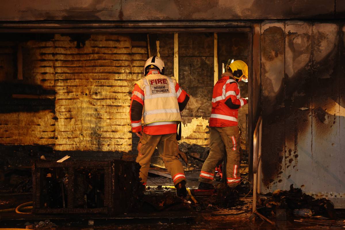 Mančester siti požar na stadionu