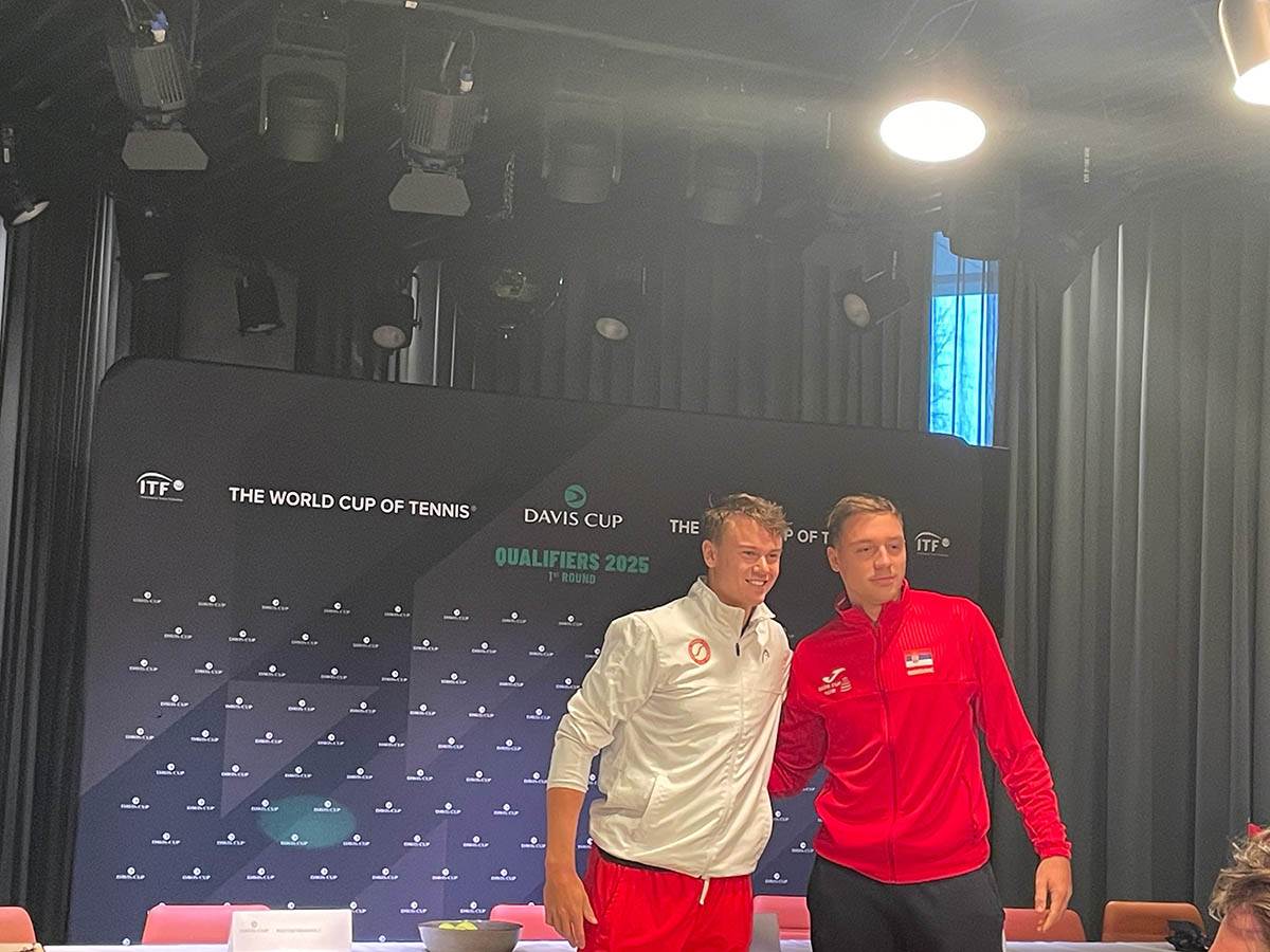 Srbija Danska Dejvis kup konferencija Viktor Troicki iznenadio novinare