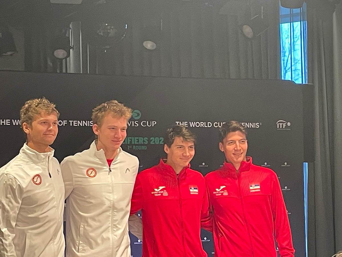 Srbija Danska Dejvis kup konferencija Viktor Troicki iznenadio novinare