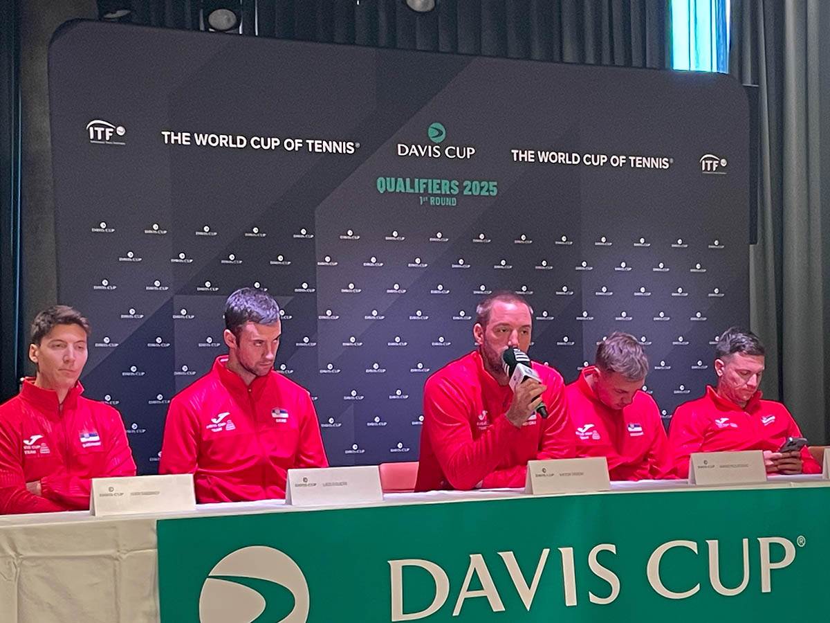 Srbija Danska Dejvis kup konferencija Viktor Troicki iznenadio novinare
