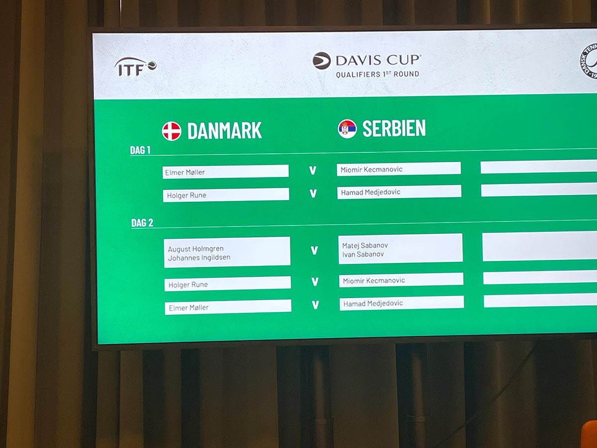 Srbija Danska Dejvis kup konferencija Viktor Troicki iznenadio novinare