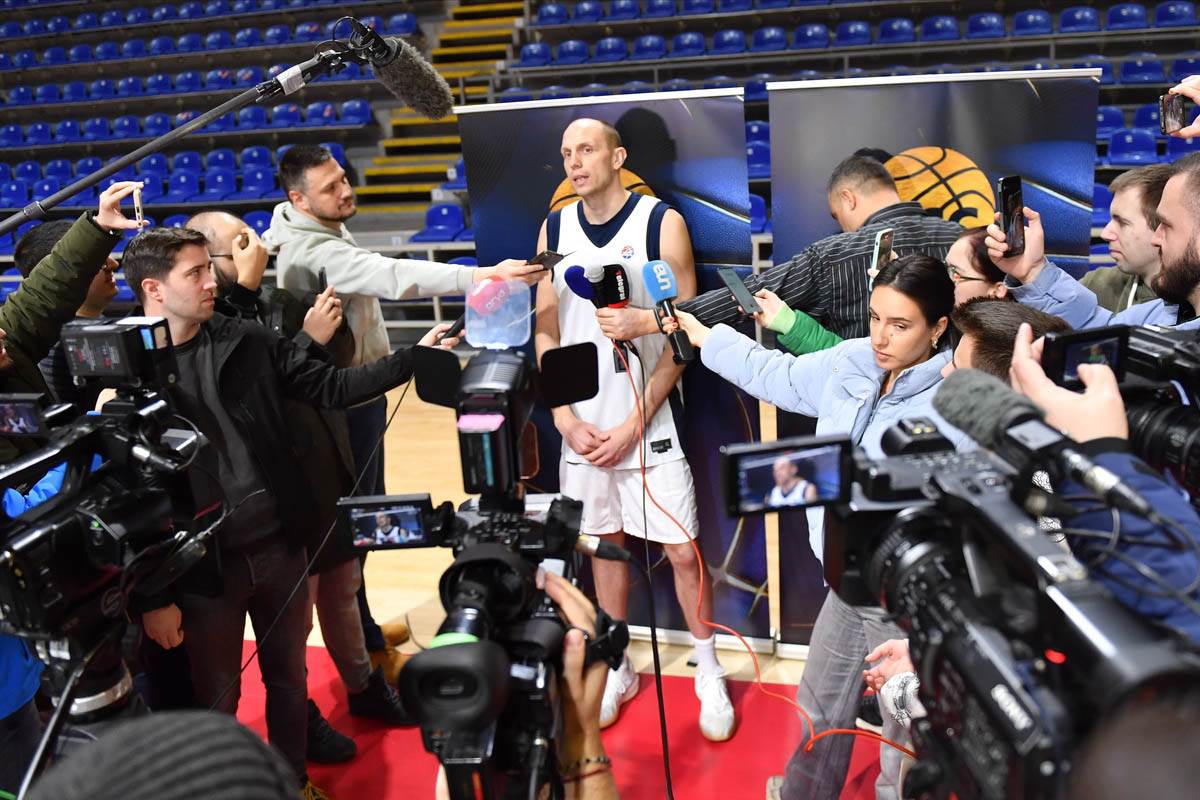 reprezentacije Srbije na treningu