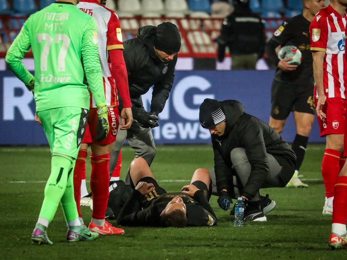 Penal za Partizan u derbiju video snimak