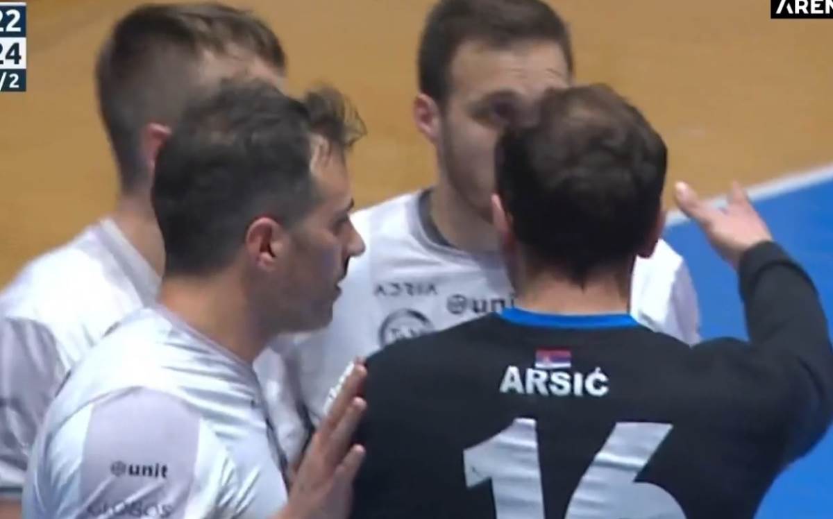 Frka na kraju derbija Superlige, kapiten Partizana zakuvao