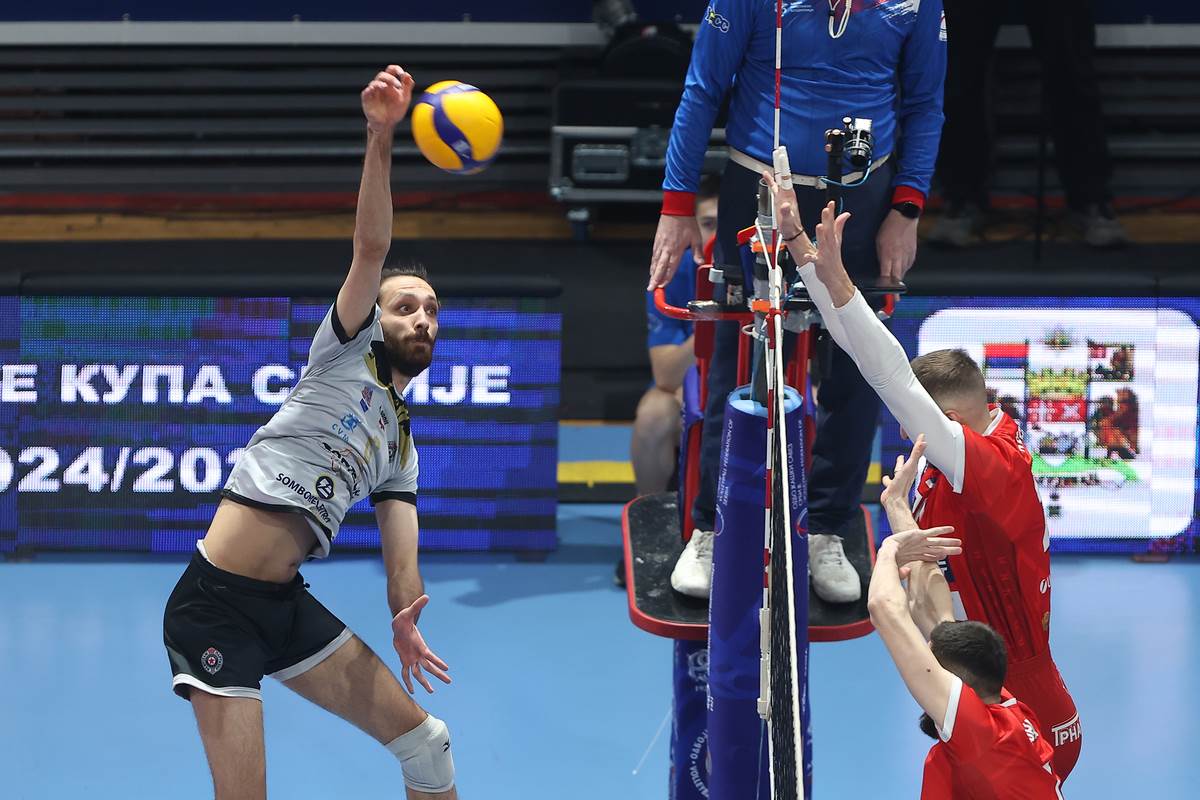 Radnički pobedio Partizan i osvojio Kup Srbije u odbojci