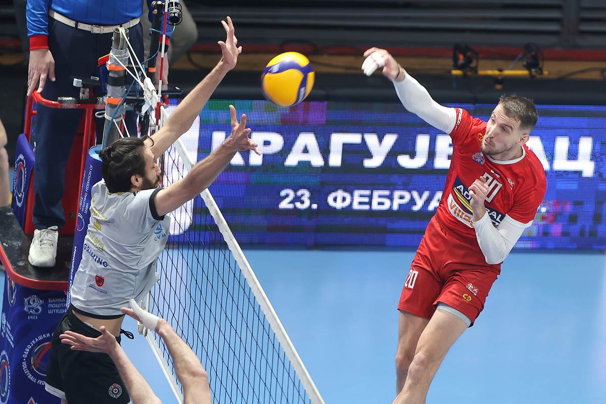 Radnički pobedio Partizan i osvojio Kup Srbije u odbojci