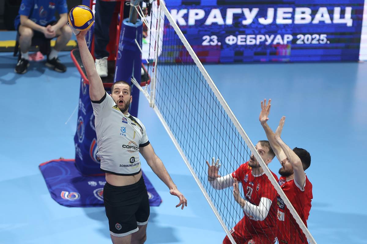 Radnički pobedio Partizan i osvojio Kup Srbije u odbojci