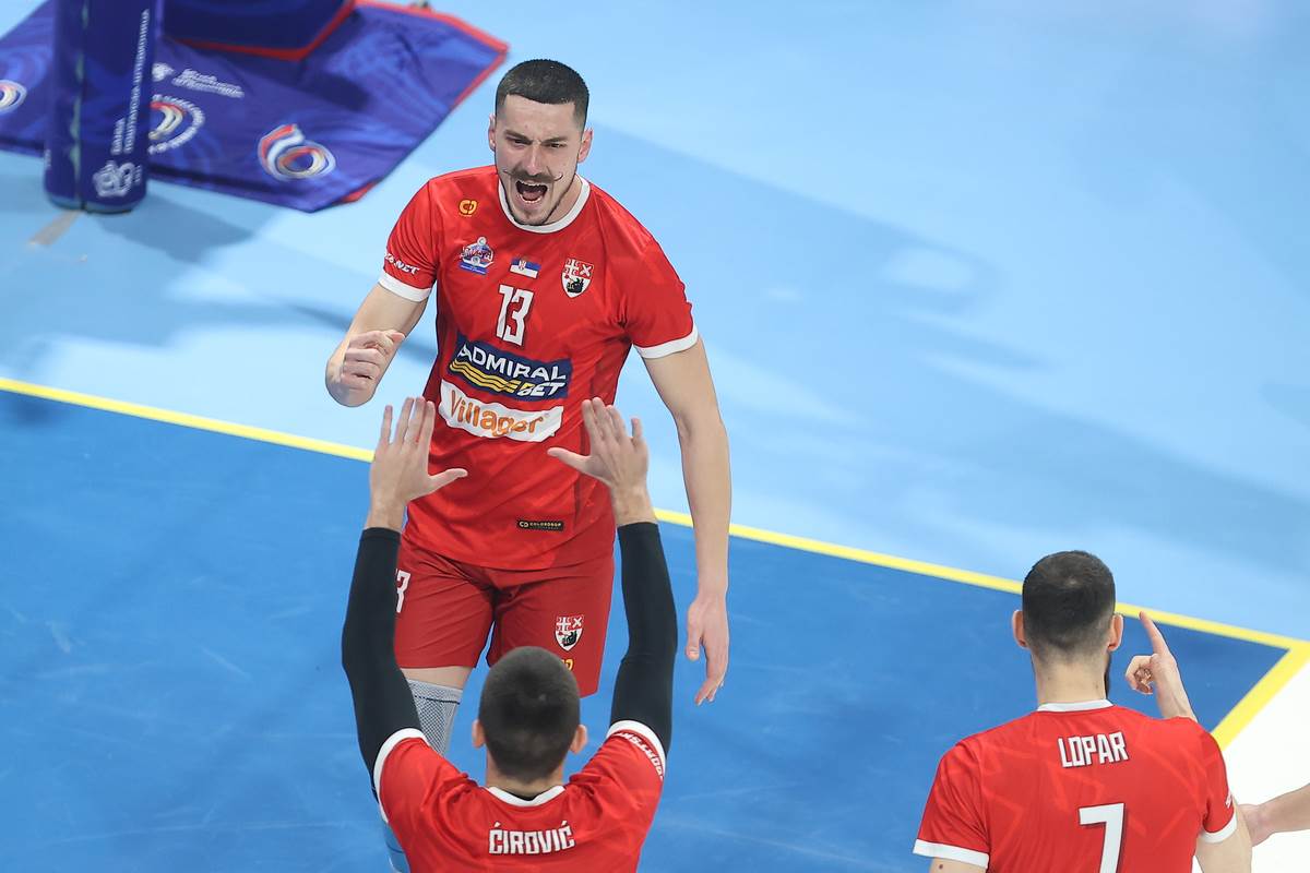 Radnički pobedio Partizan i osvojio Kup Srbije u odbojci