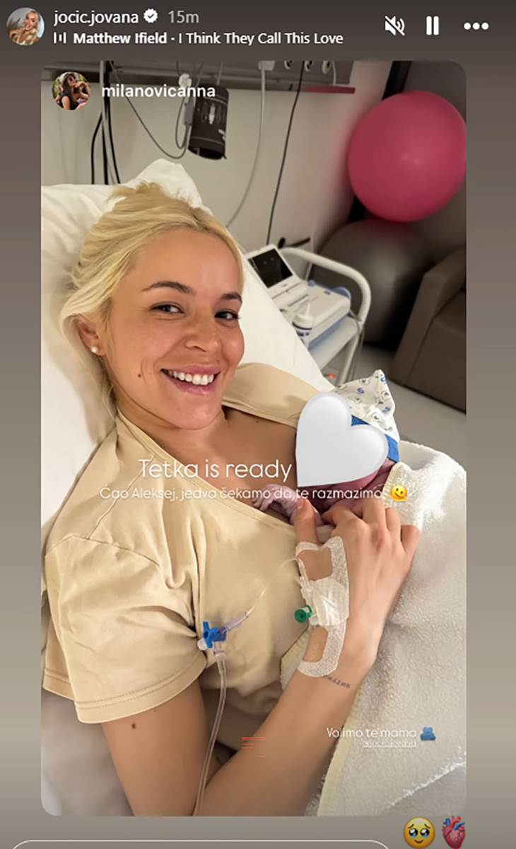 Jovana Jocić na svadbi Borisa Stamenkovića