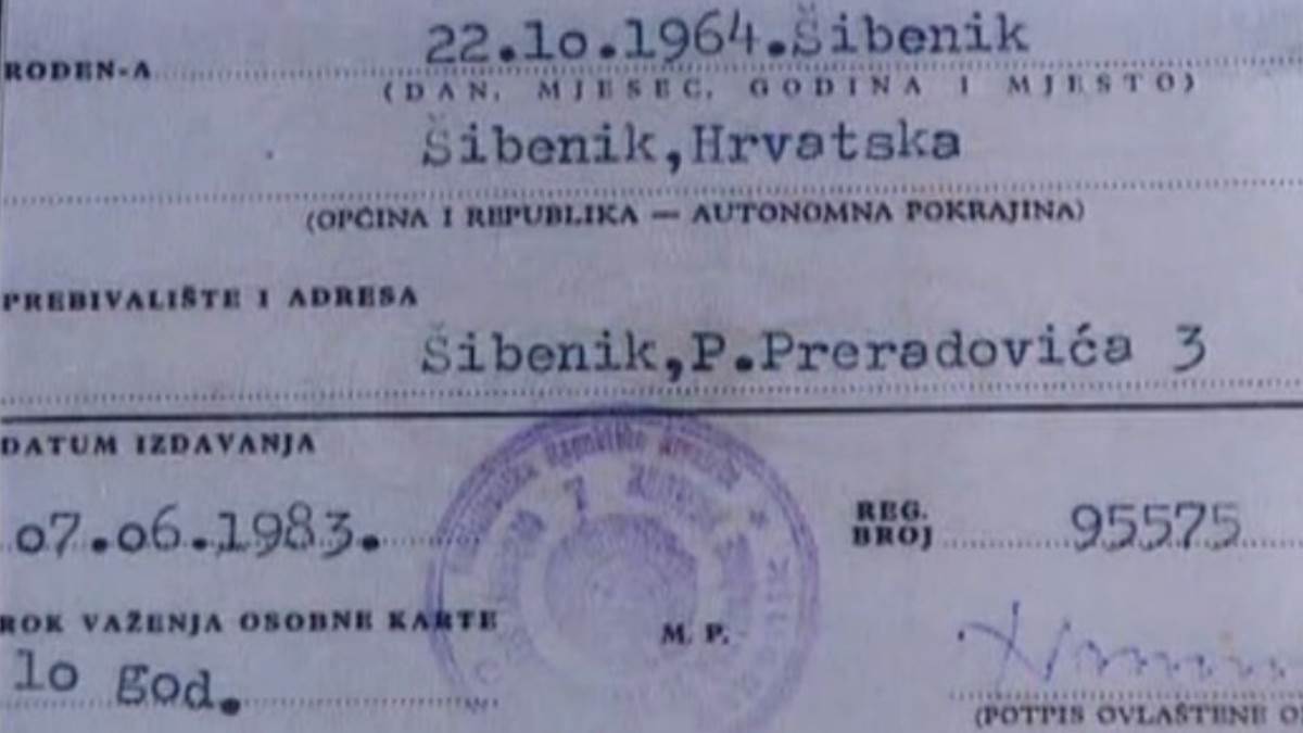 Dražen Petrović lična karta