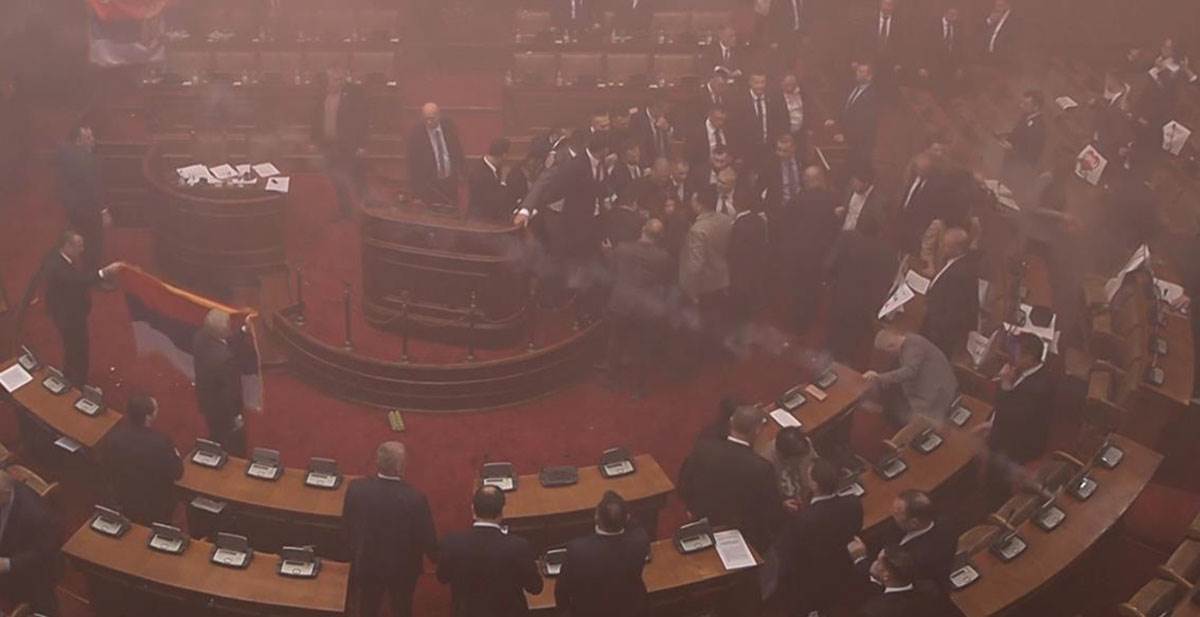 Haos u Skupštini, Skupština Srbije, Narodna skupština