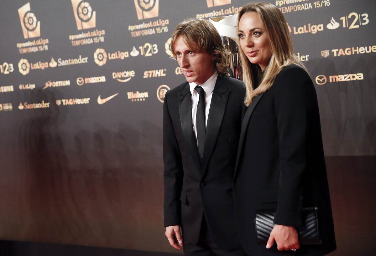 Luka Modrić sa suprugom Vanjom