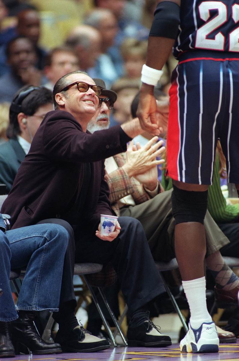 Džek Nikolson na utakmici Lejkersa