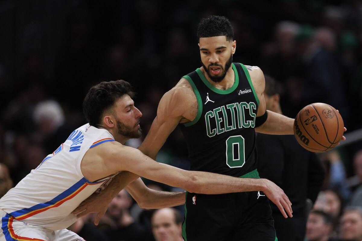 Džejston Tejtum i Čet Holmgren u duelu