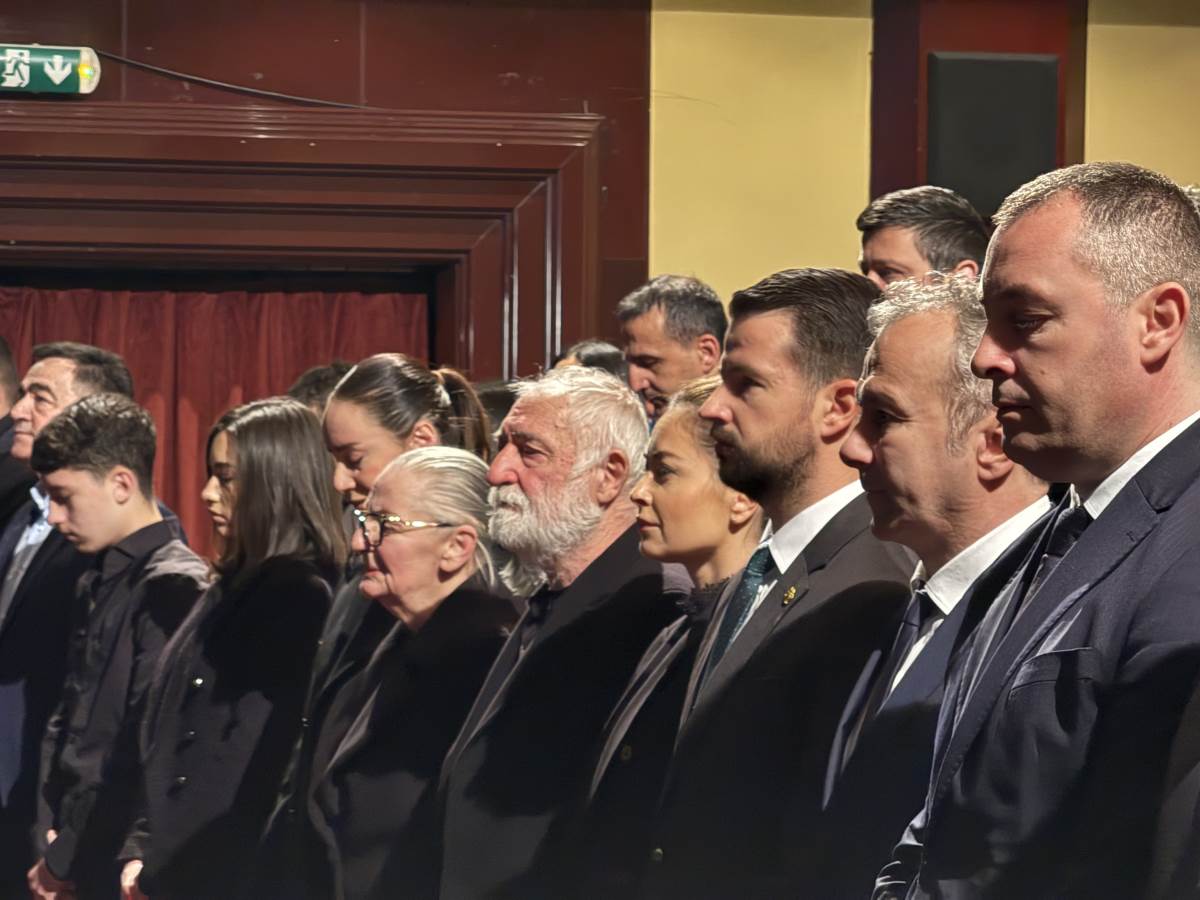 Jakov Milatović i Dejan Savićević na komemoraciji Andriji Delibašiću