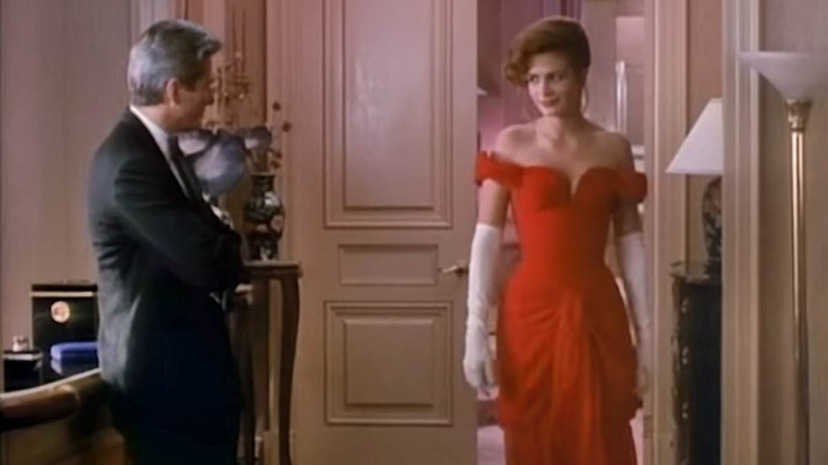 Zgodna žena Džulija Roberts crvena haljina.jpg