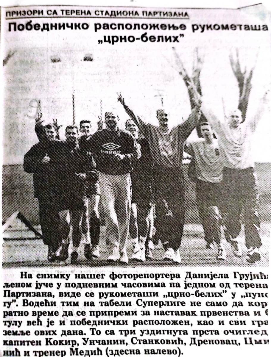 Partizan - Crvenka 99