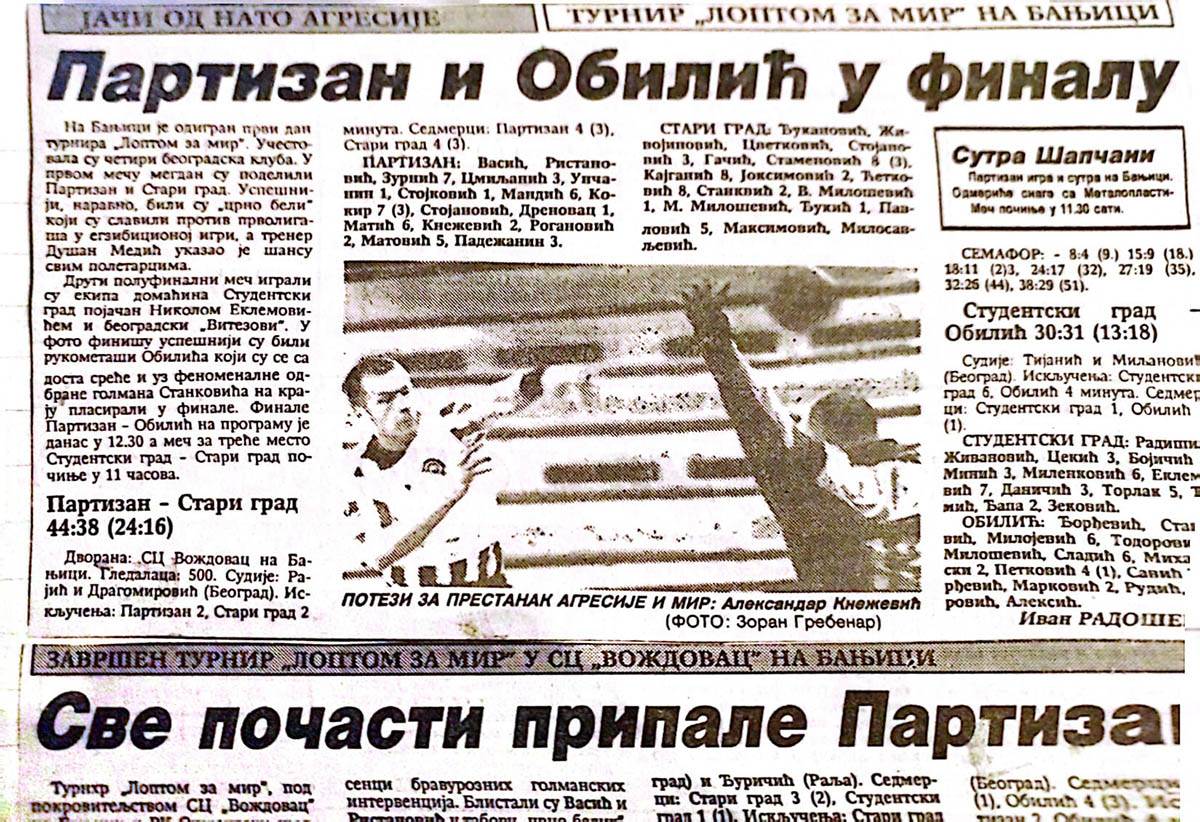 Partizan - Crvenka 99