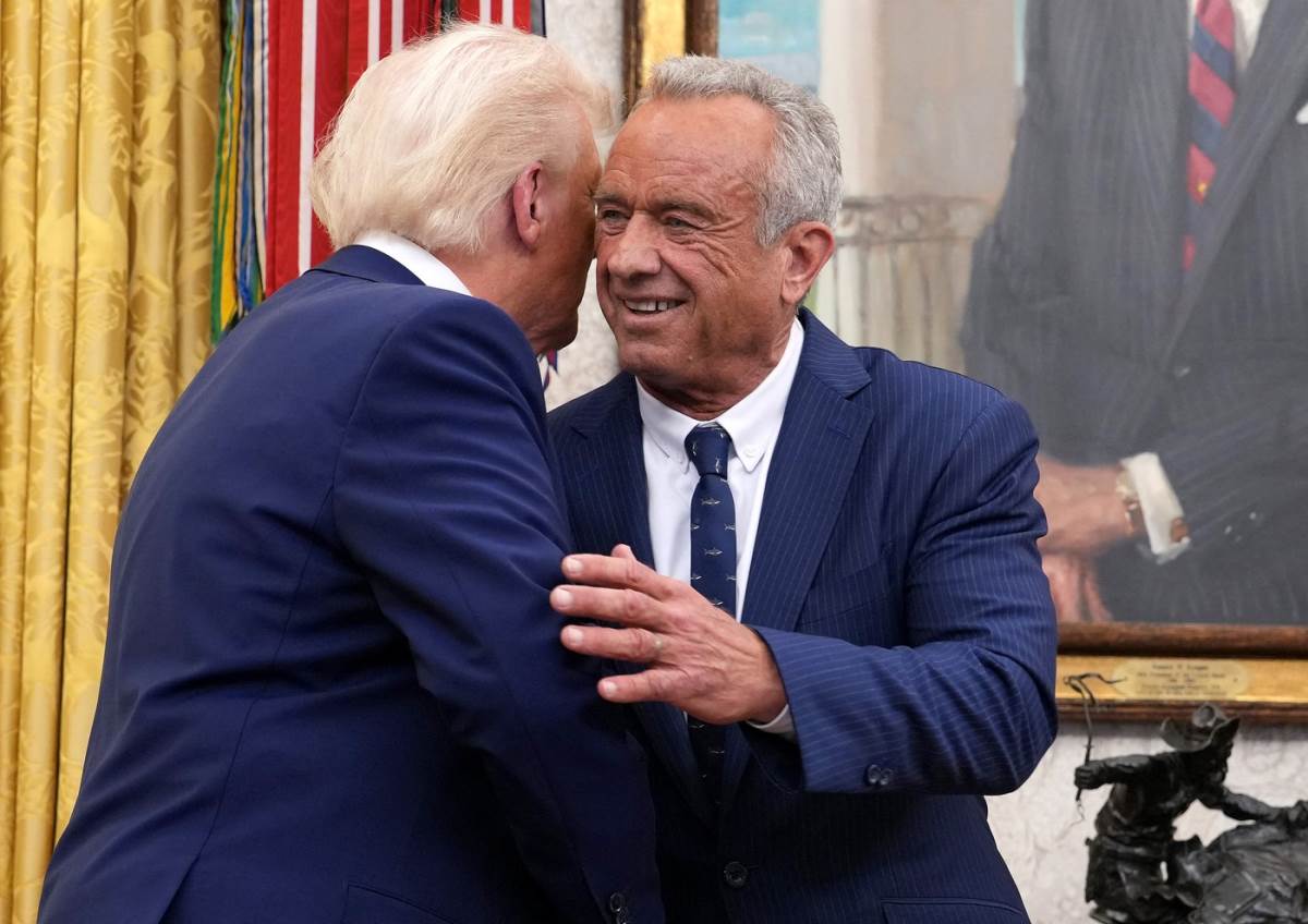 Donald Tramp i Robert F Kenedi Junior