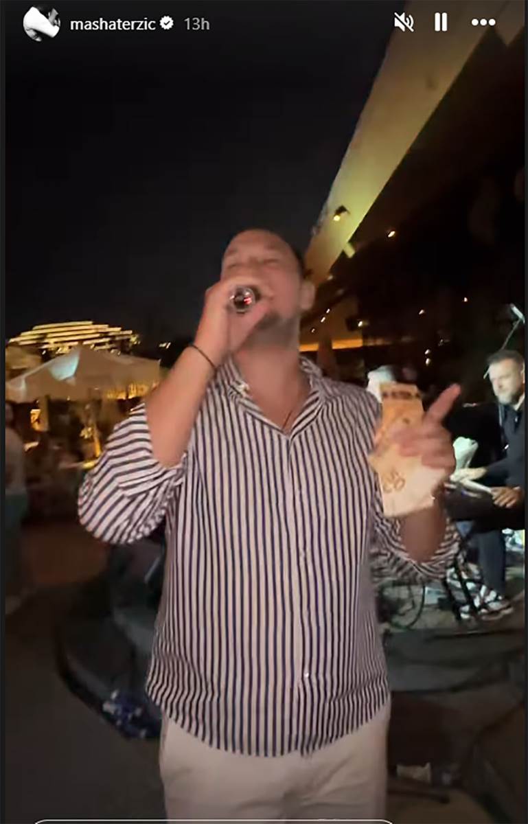 Maša terzić proslava u Dubaiju, Uroš Živković uzima bakšiš