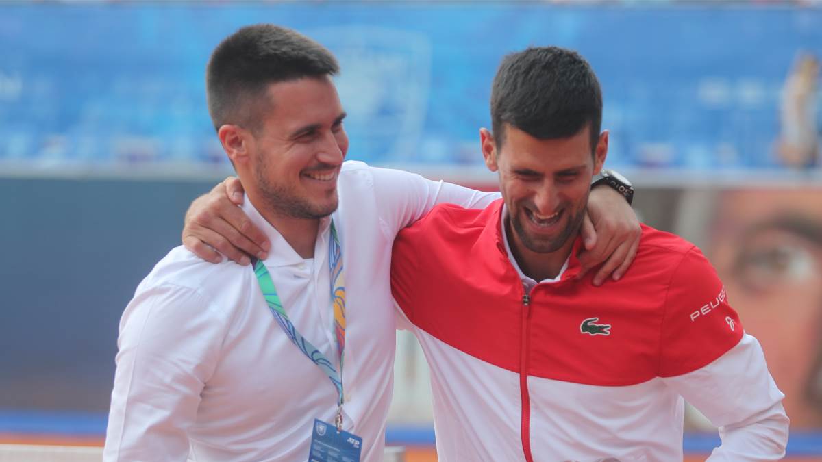 Đorđe Đoković sa bratom Novakom Đokovićem.