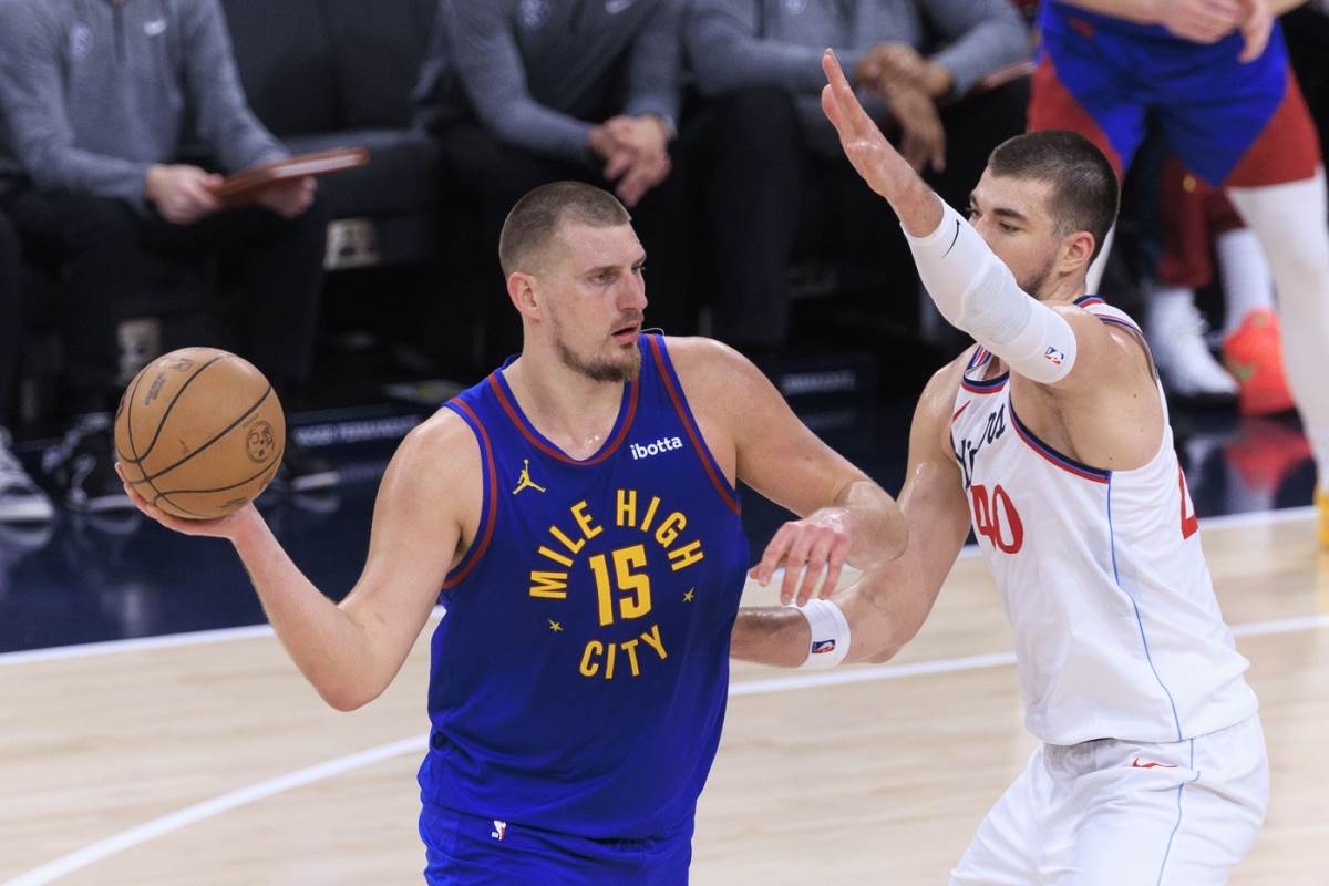 Nikola Jokić i Ivica Zubac