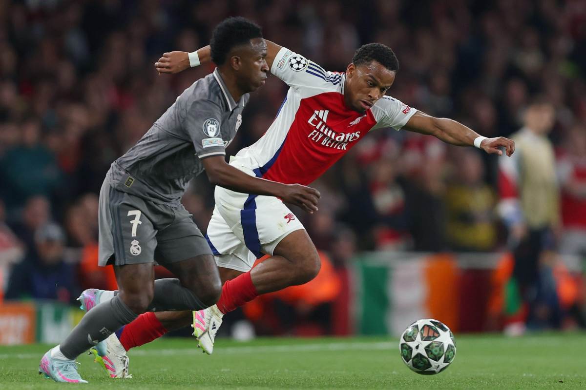Vinisijus i Timber na meču Arsenal Real Madrid