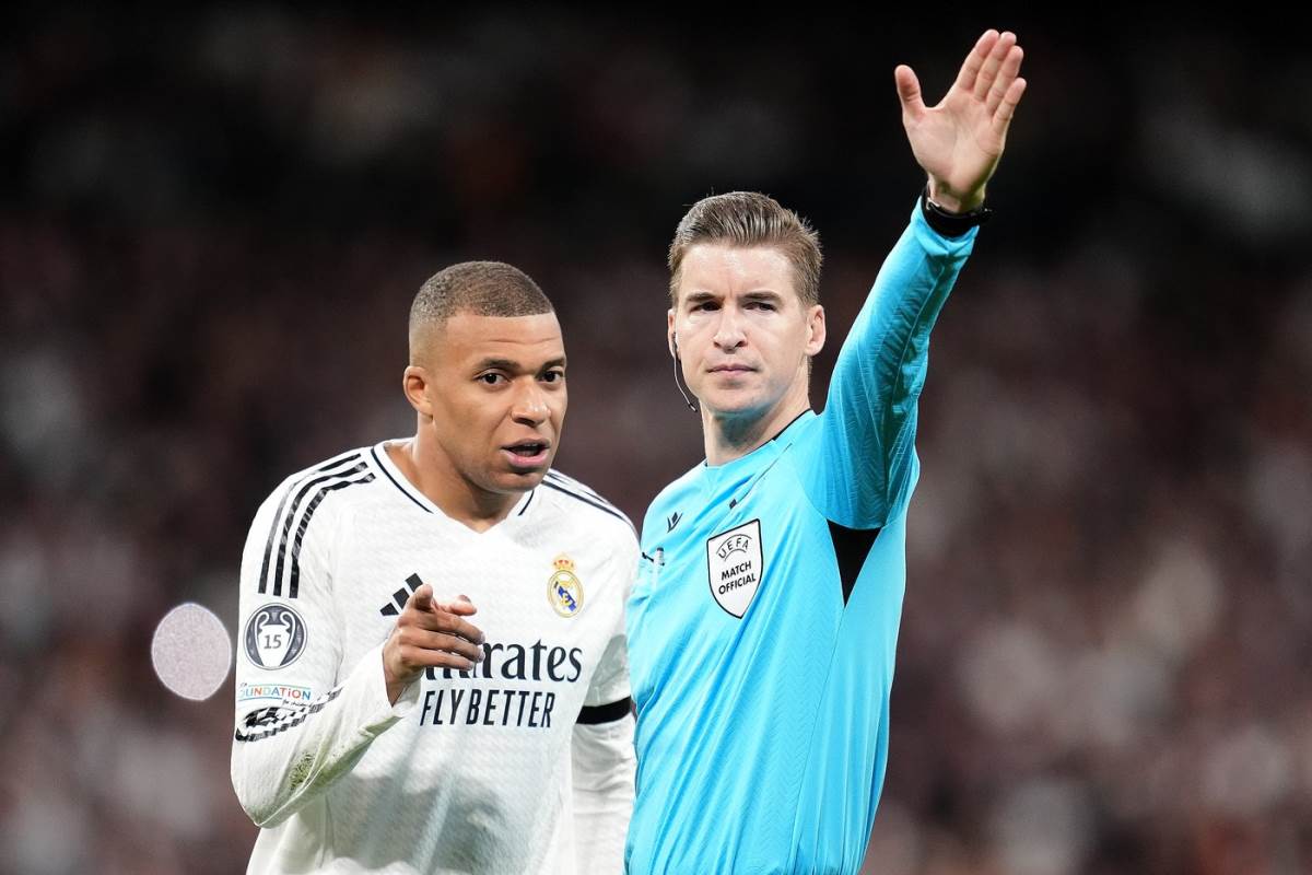 Fransoa Leteksije i Kilijan Mbape na meču Real Madrid Arsenal