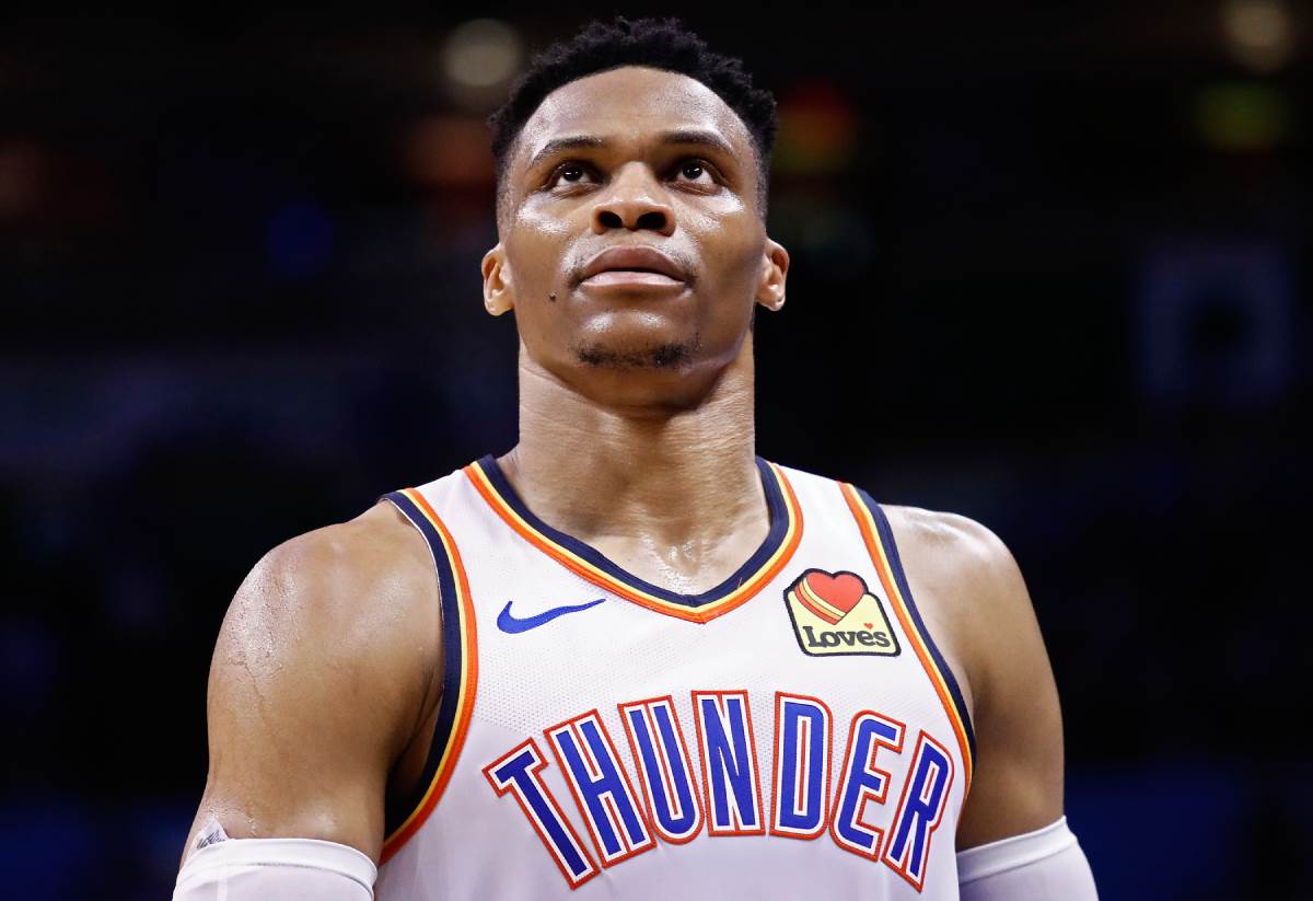 Rasel Vestbruk u dresu Oklahome