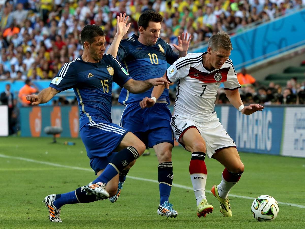 Bastijan Švajntašjger i Leo Mesi na Svetskom prvenstvu 2014