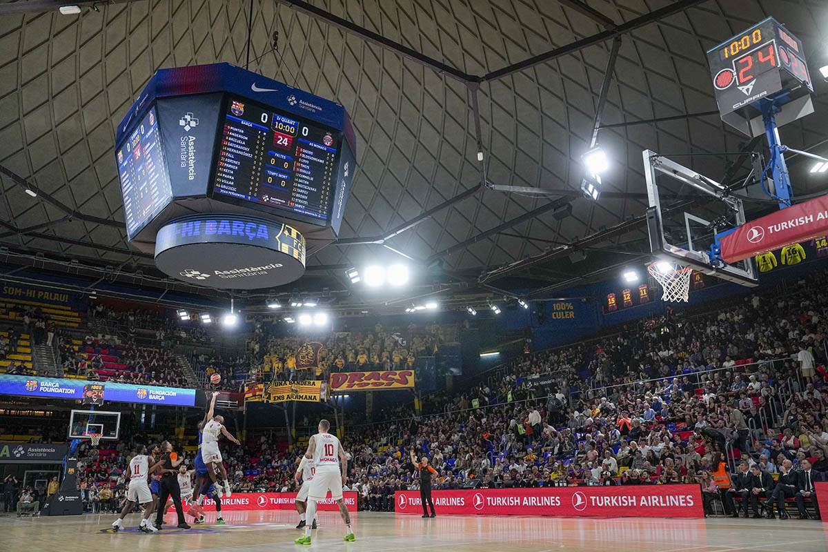 Prazna hala na Barselona - Monako zbog fudbala