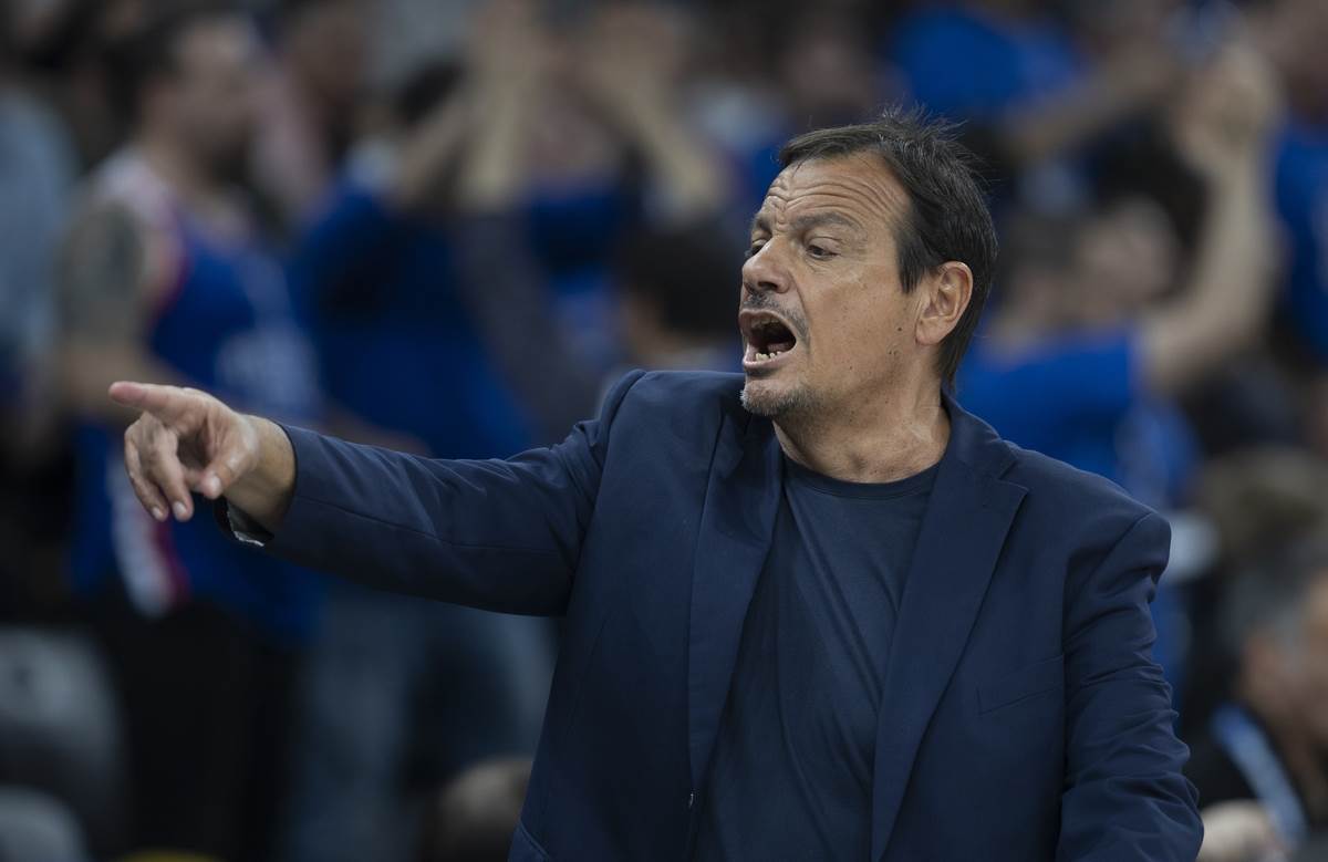 Ergin Ataman na utakmici Efes - Panatinaikos
