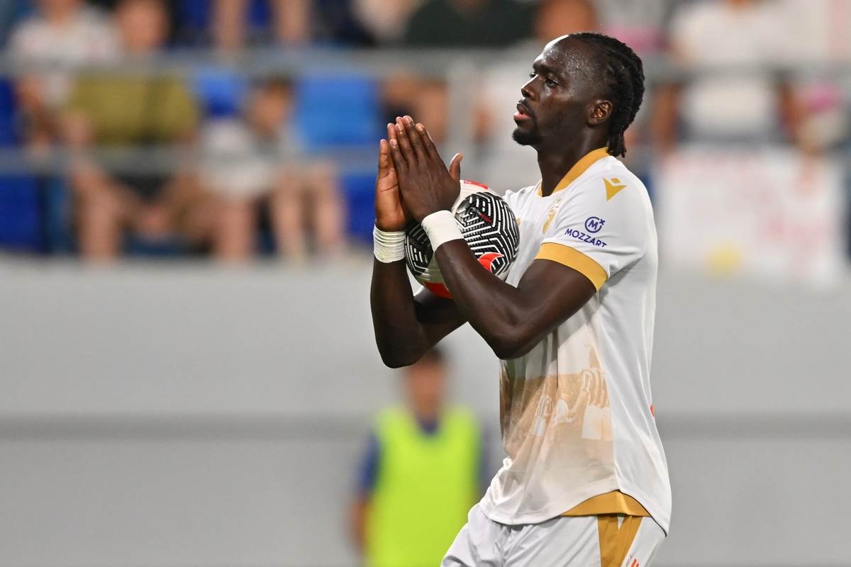 Šerif Endiaj na meču protiv TSC-a