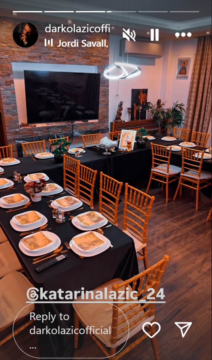 Kako estrada slavi Đurđevdan, Darko Lazić spremio bogatu trpezu, Stanija umesila kolač