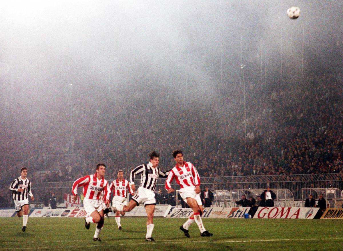 Mitko Stojkovski na derbiju Partizan - Zvezda