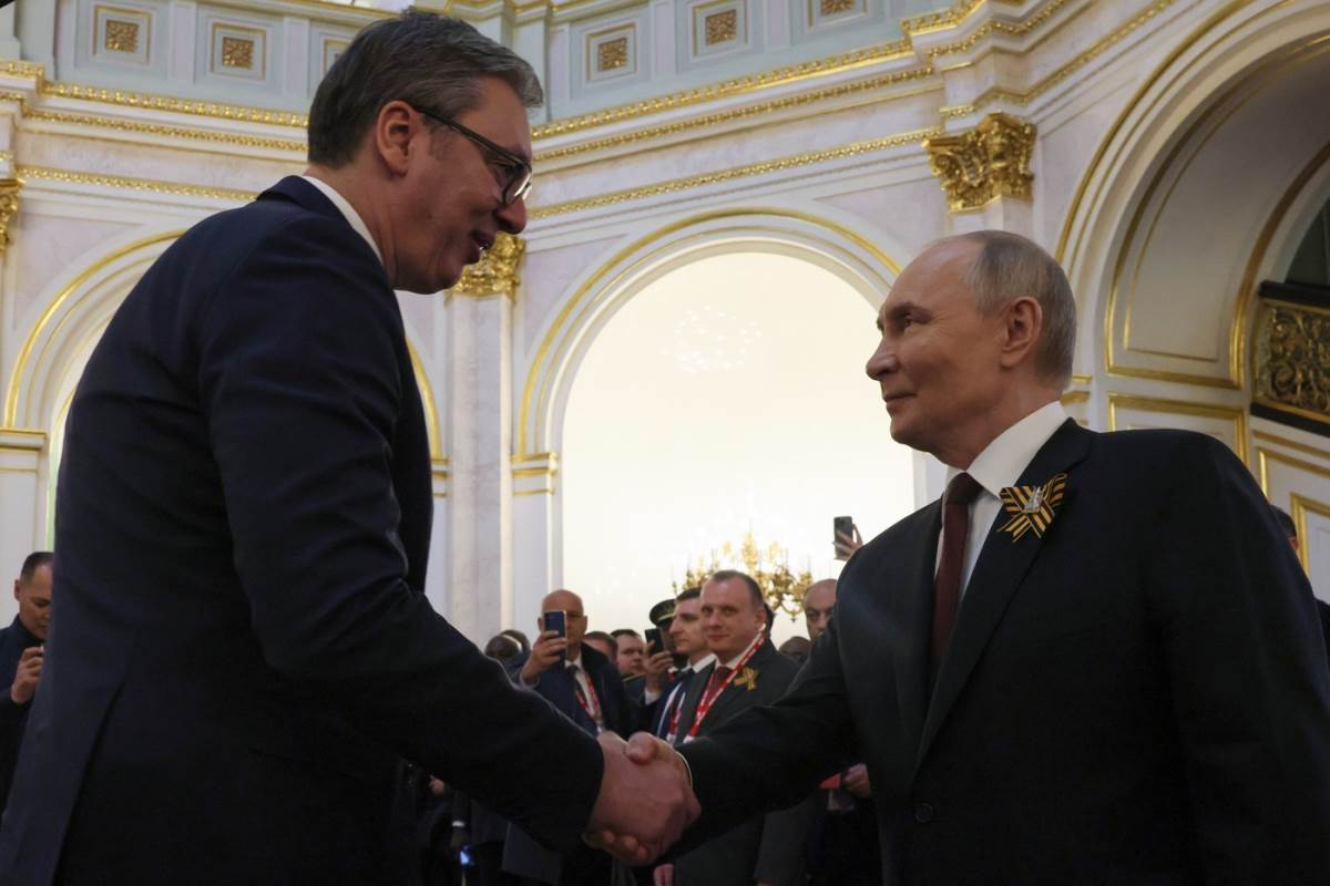 Aleksandar Vučić i Vladimir Putin