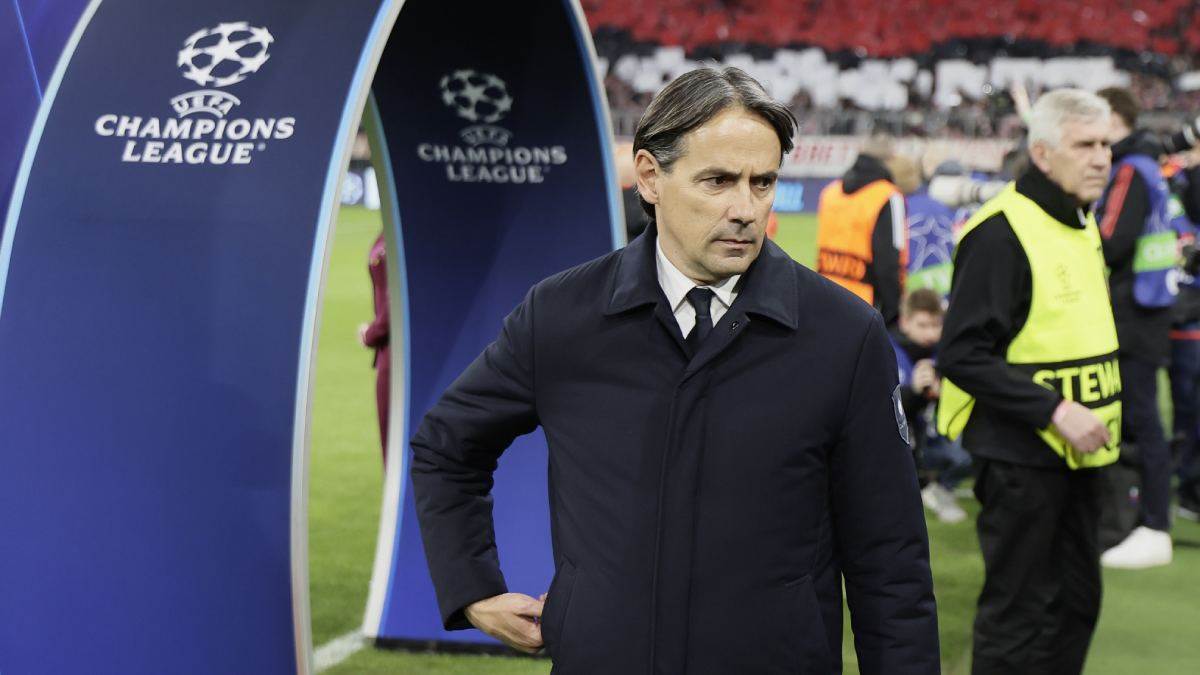 Simone Inzagi na utakmici Lige šampiona