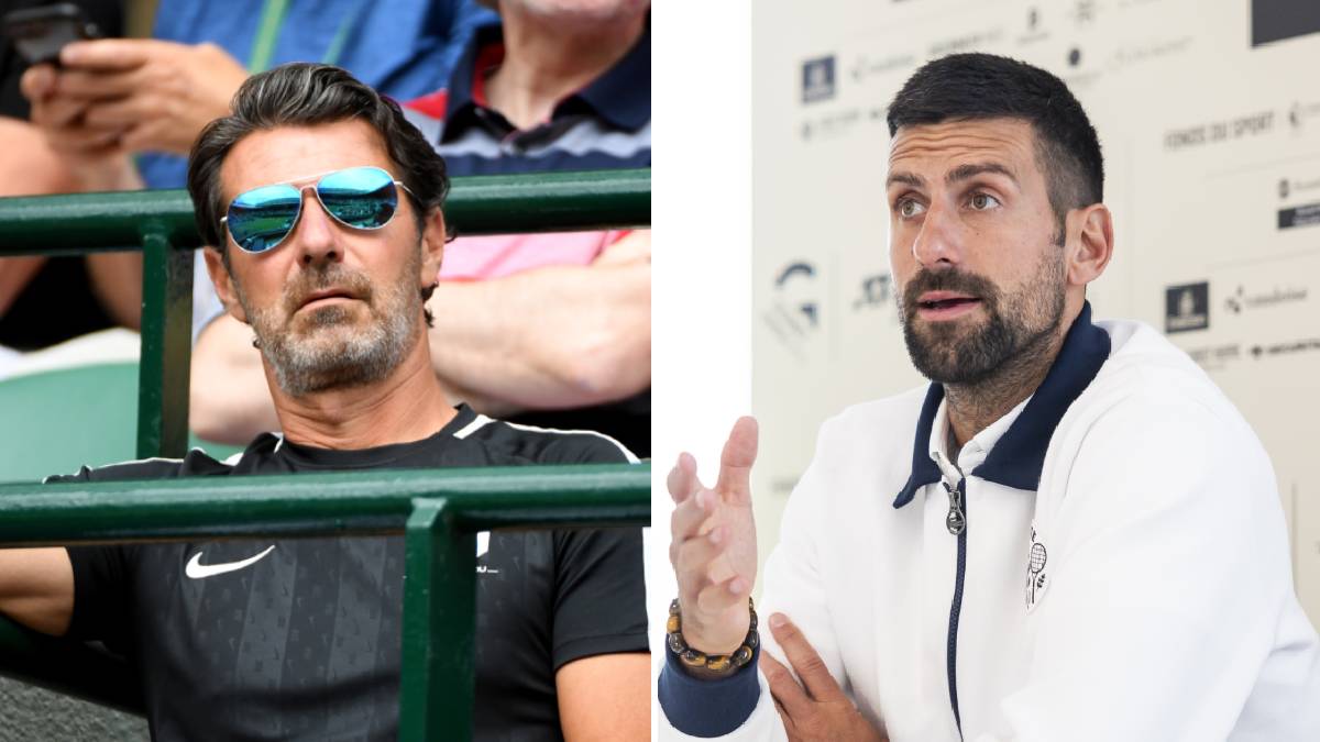 Patrik Muratoglu i Novak Đoković