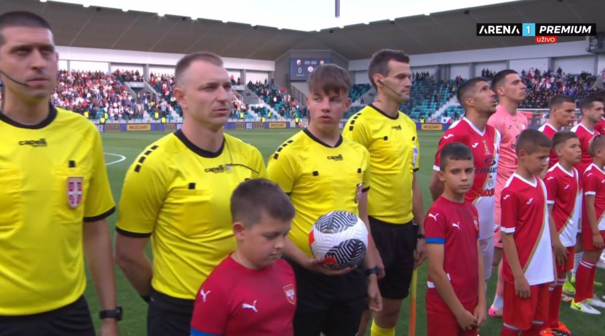 Sudija Nemanja Mitić na finalu Kupa Vojvodina Zvezda