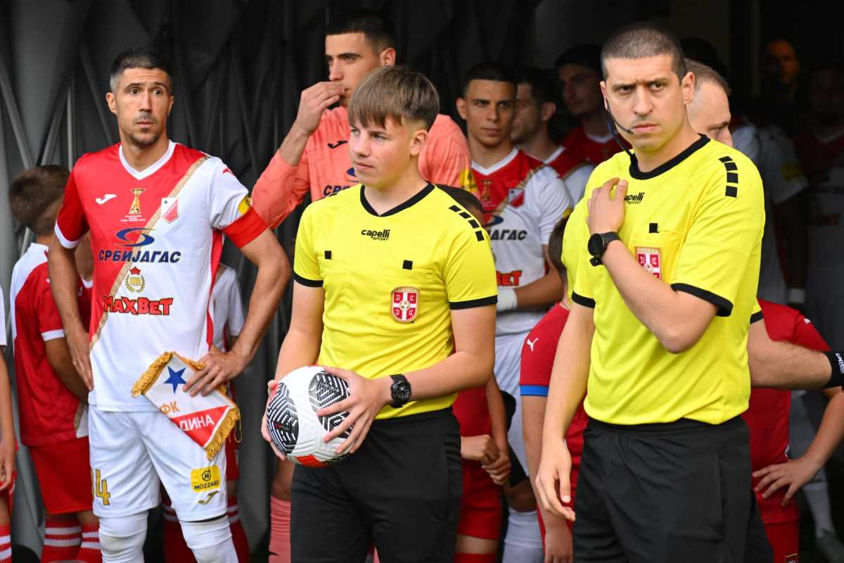 Nemanja Mitić mladi sudija na finalu Kupa Vojvodina Crvena zvezda