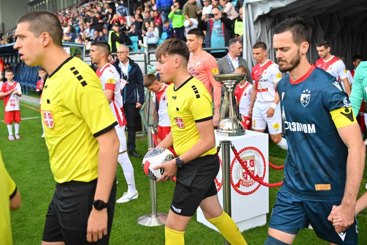 Nemanja Mitić mladi sudija na finalu Kupa Vojvodina - Zvezda