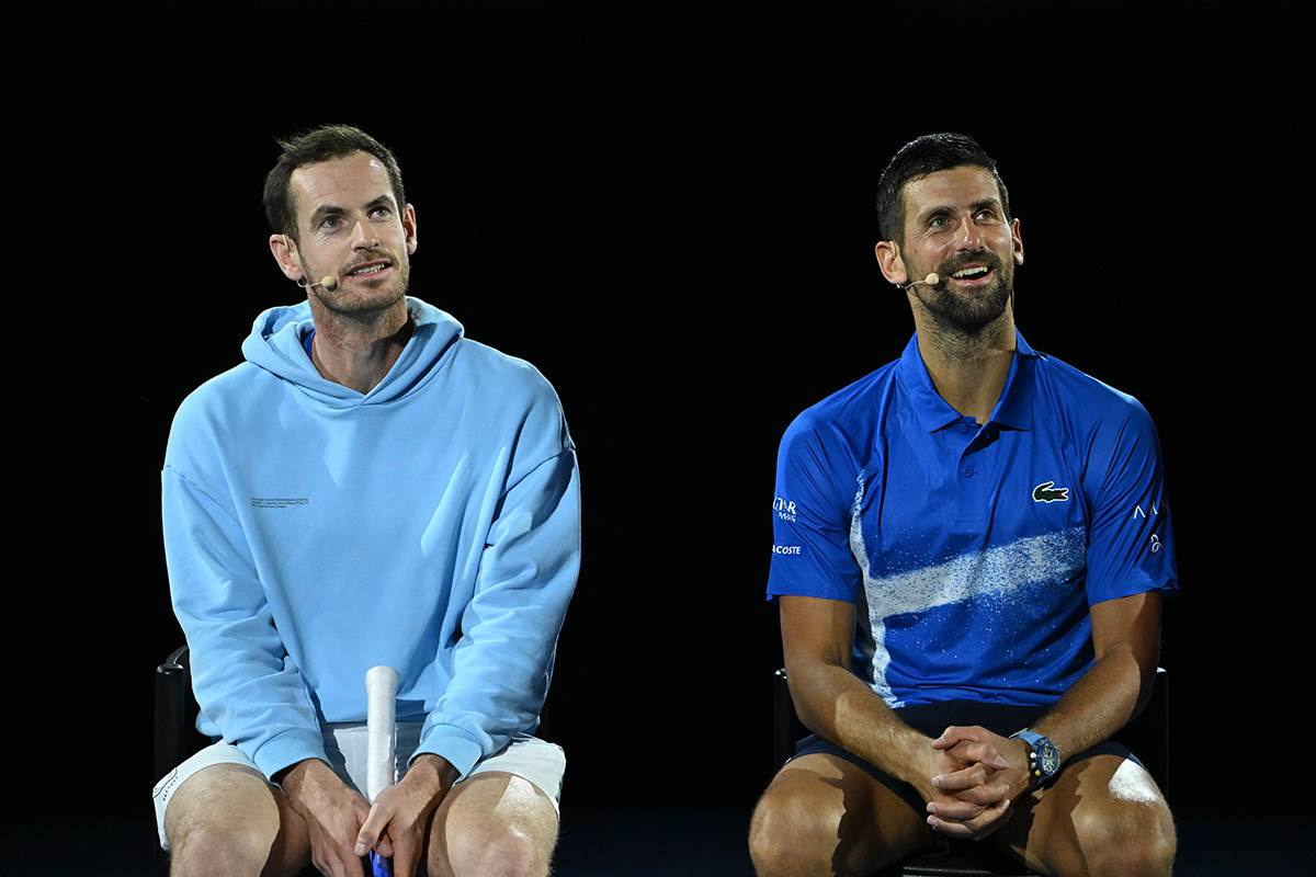 Endi Marej i Novak Đoković.