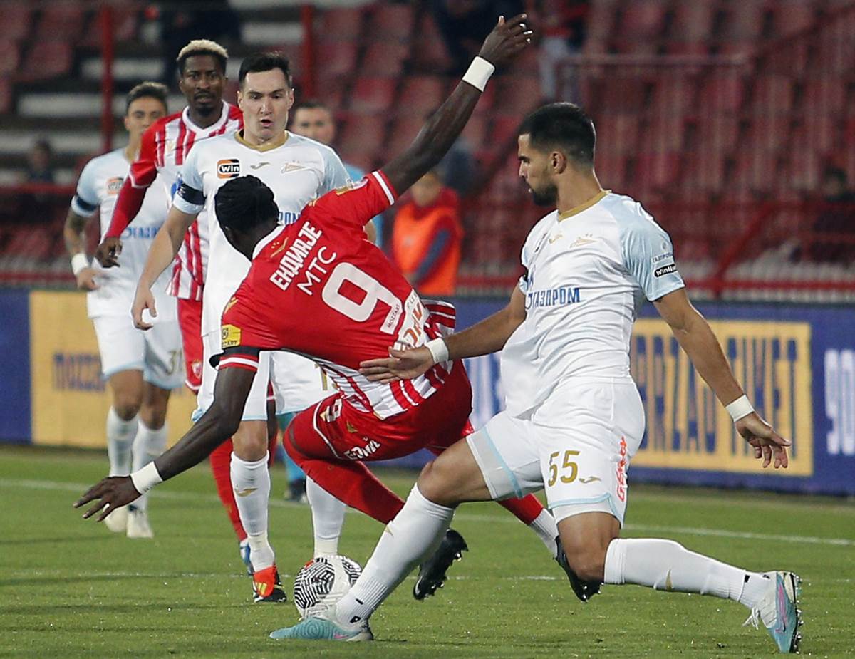 Rodrigao i Šerif Endiaje na utakmici Zvezda Zenit