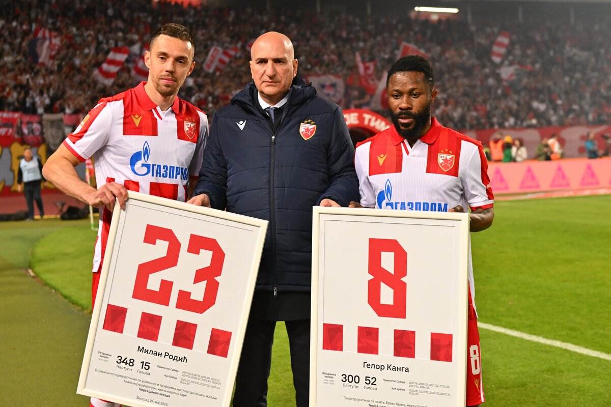 Vladan Milojević oproštaj od Kange i Rodića