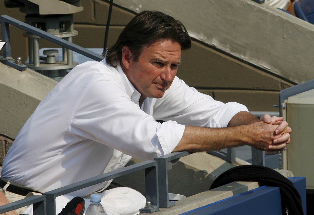 Džimi Konors kao trener Endija Rodika.