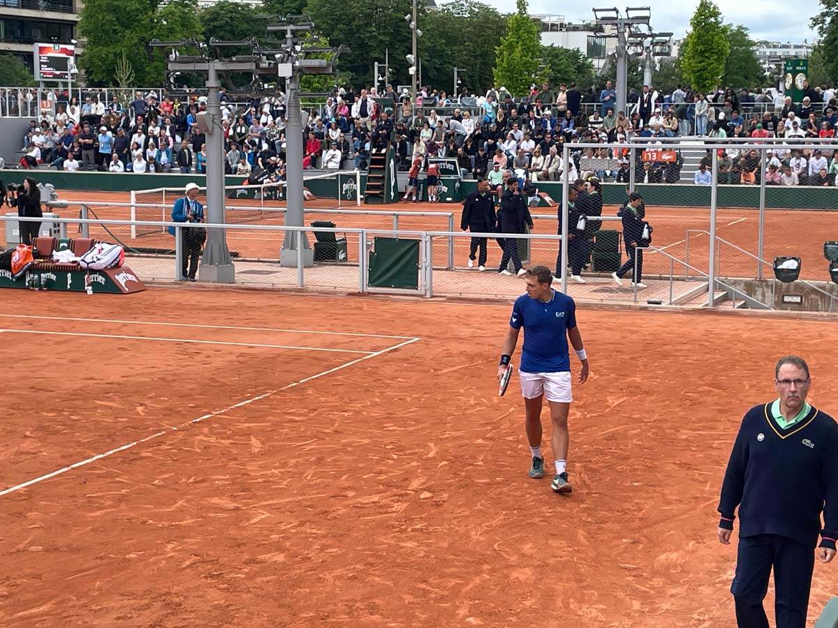 Hamad Međedović u trećem kolu Rolan Garosa